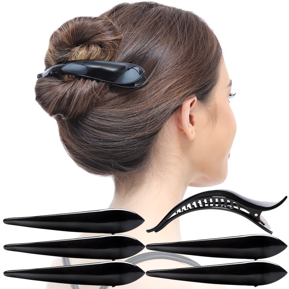 RC ROCHE 6 Pcs Duck Bill Alligator Hair Clips for Women Sectioning Flat Claw …
