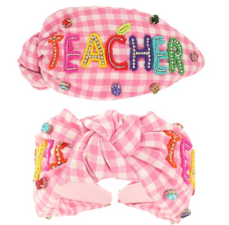 Teacher beaded Headband