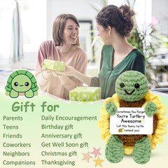 Positive Turtle Christmas Birthday Gifts for Women Men – Stocking Stuffers for T