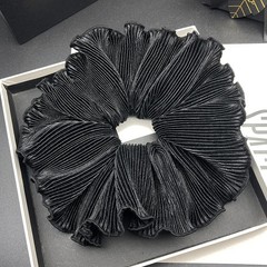 Black Retro hair circle women’s slippers autumn winter fashion elegant hair band