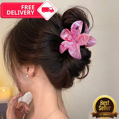 Daisy Flower Hair Claw Clip Thick Hair Women Large Boho Gold Pink Blue Jaw