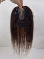3.5″x5″/5″X6″Natural Parting Cap 100%Human Hair Topper for Women Clip in 12″~14″