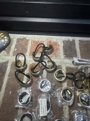 Dance Ponytail Holder Cuff Lot Faux Gold, Silver, Sparkles, 50 Pieces, Some New
