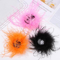 Slap Bangle Patting Circle Feather Slap Bracelets Wristband Hair Accessories