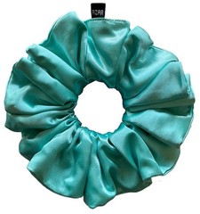 XXL Women Charmeuse Satin / Silk Scrunchie Elastic Hairbands for any Hair Type