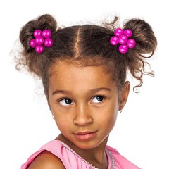 20 Pcs Round Ponytail Balls Twin Bead Hair Elastic Ponytail Balls Holder