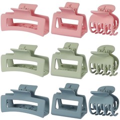 CHANDAT 3 Style Hair Accessories for Women: 1 Count (Pack of 9), Colorful