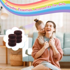Extra Small Hair Bun Maker for Kids (2 Inch), 6 PCS 1 Count (Pack of 6)
