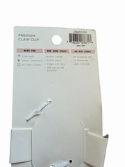 Gimme Premium Claw Clip Set of 2 For Fine Hair Tan Clear Teeth Curved NIP