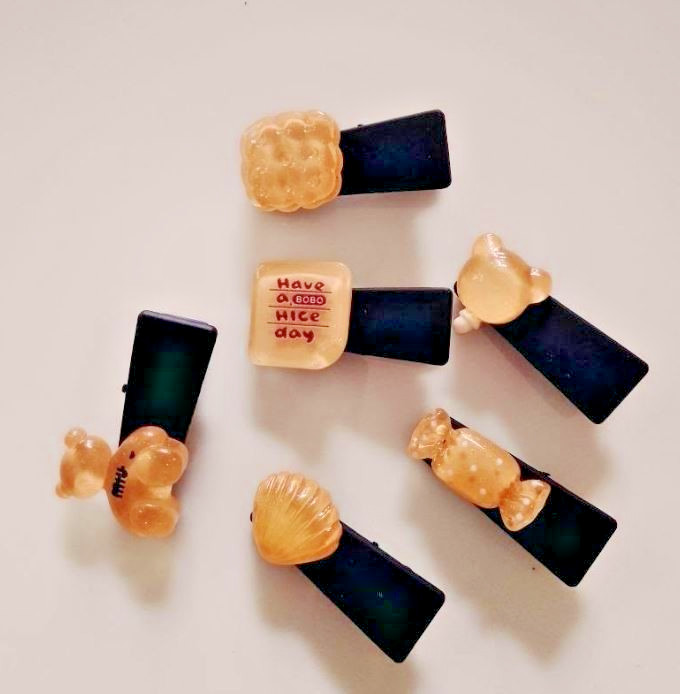 girls hair clips 06 pcs fashion hair clips for casual wear