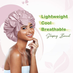 Silk Bonnet for Sleeping Women Satin Night Sleep Cap Wrap for Curly Hair