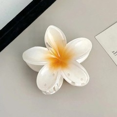 2026 Egg Flower Hair Clip Hawaii Beach Claw Boho Y2K Hair Accessory Girls