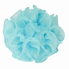 Chiffon Ruffled Jaw Clip Claw Hair Bow 30 Colors