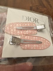 NEW Dior Beauty Backstage Pink Hair Clips Get Ready 2-Piece Set Novelty GWP
