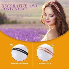 MUSISALY 8pcs Fashionable Headband for Women 1 Count (Pack of 1), As Shown