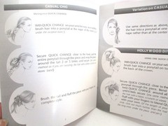 Quick Change Short Hair Wrap on Elastic Band Dark Blonde NEW w Styling Guide