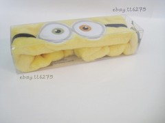 *RARE* Minions Spa Headband Despicable Me Cosmetic Plush Hair Accessories Band