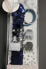 SCUNCI HEADWRAPS JAWCLIPS BRACELET BOBBIE PIN GIFT SET IN PINK, PURPLE, BLUE