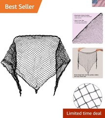 Extra Large Cotton Triangle Hair Net – Ideal for Salons and Home Use