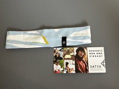 Women’s Satva Organic Cotton Headband Non GMO Vibrant Geo Print Lot Of 2 NEW