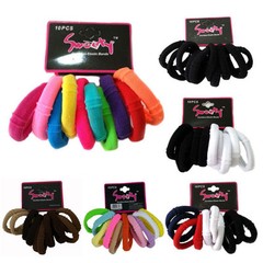 120 PCS Women Girl Elastic Hair Ties Rubber Bands Ponytail Scrunchies [10×12]
