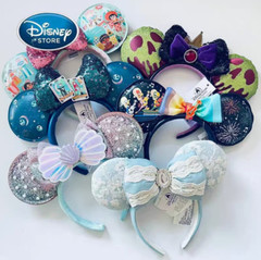 Disney Parks Mickey Mouse Ears Minnie Princess Headband Disneyland US SHIP