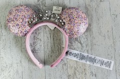 Disney Parks Princess Sequin Tiara Crown Mouse Ears Headband Authentic