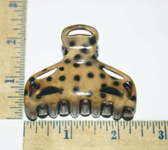 Hair Claw Toothed Cut Out Style Curved Jaw Clip Animal Patterns Made in France