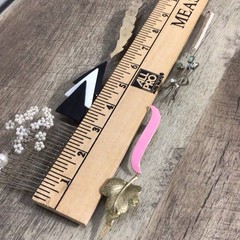 Vintage Hair Accessories Mixed Lot of 7 Metal / Plastic Barrette Hair Clip