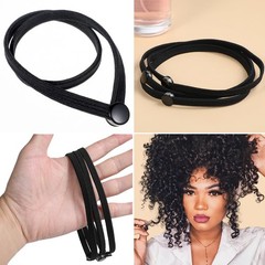 10-Piece Elastic Snap Hair Ties for Afro Puff Braids Swirly Curly Hair