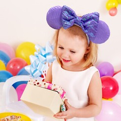 US Minnie Mouse Ears Spring Iridescent Purple Lavender Disney-Parks Headband
