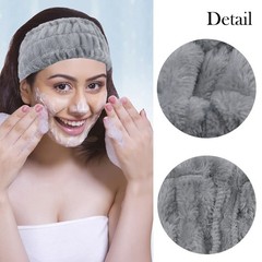 3 Pack Microfiber Towel Headbands for Washing Face, Facial Headbands Makeup