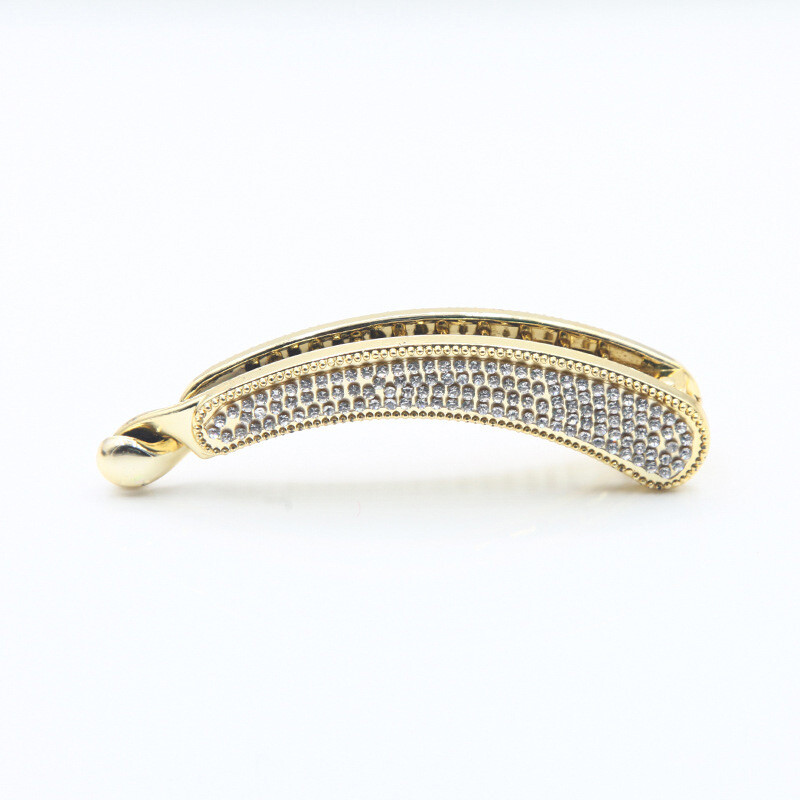 Women Crystal Rhinestone Banana Barrette Hair Clip Hairpin Hair Acces Fashion