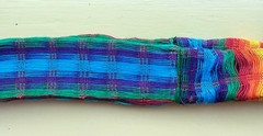 HEADBAND Burgundy Multicolor Guatemala Hand Made Cotton Head Band Colorful #HH