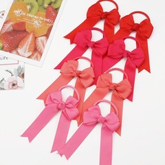 40 PCS Ponytail Bow Hair Ties 20 Colors Soft Classic Pattern Girls Toddlers