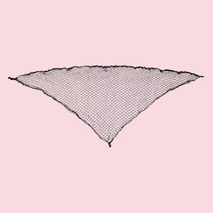 Extra Large Cotton Triangle Hair Net – Ideal for Salons and Home Use