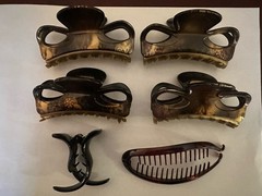 NEW Camila Paris Hair Clip Lot Of 6 – Tortoise Shell Claw Clips Banana Octopus
