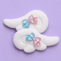 Japanese Handmade Jirai Kei Angel Wings Hair Clips Tenshi Kaiwai