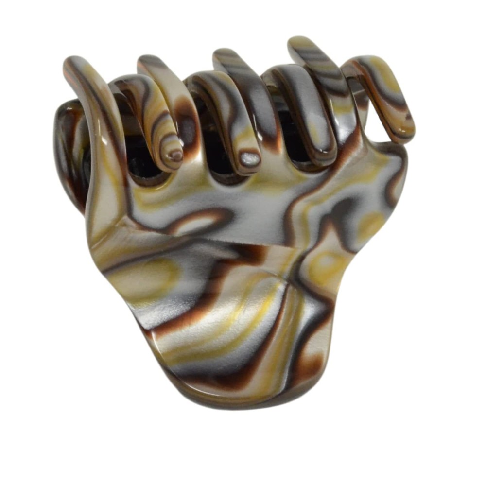 French Amie Belle Handmade Celluloid Acetate Jaw Hair Claw for Women and Girls