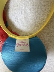 Disney Princess Snow White Mickey Mouse Ears Bow Glitter Satin Headband