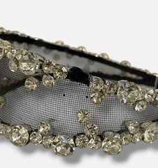 Natasha Women’s Black Rhinestone Headband