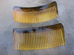2ea Rounded Back Hair Combs 3 3/4″ Made in USA Good Hair Days Your Color Choice
