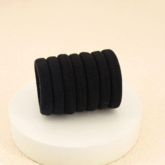 100 Pack Seamless Hair Ties for Women Girls Ponytail Holders for Thick Hair (Bla
