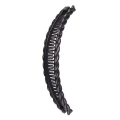 Women Solid Color Banana Hair Clip for Girls Vintage Wave Comb Hairpin Hair Brai