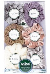 Scunci The Original Scrunchie Style Collection Gift Set, 6 count