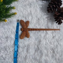 Handmade Dragonfly hair pin hair stick hair fork | Wooden Hair accessory Gifts