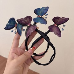 Women Lazy Hair Curler Butterfly Twisting Hair Clip pin Bun Maker Accessories