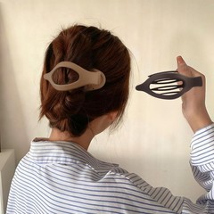 Atoden Flat Hair Clips Large Claw for Thick Medium Thin Neutral Color