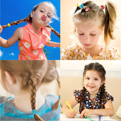 20/50/100Pcs Soft Elastic Hair Ties Hair Bands Decorative Hair Accessories Set f