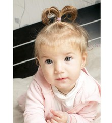 200PCS Baby Hair Ties No Crease Elastic Ponytail Holders for Girls Toddlers